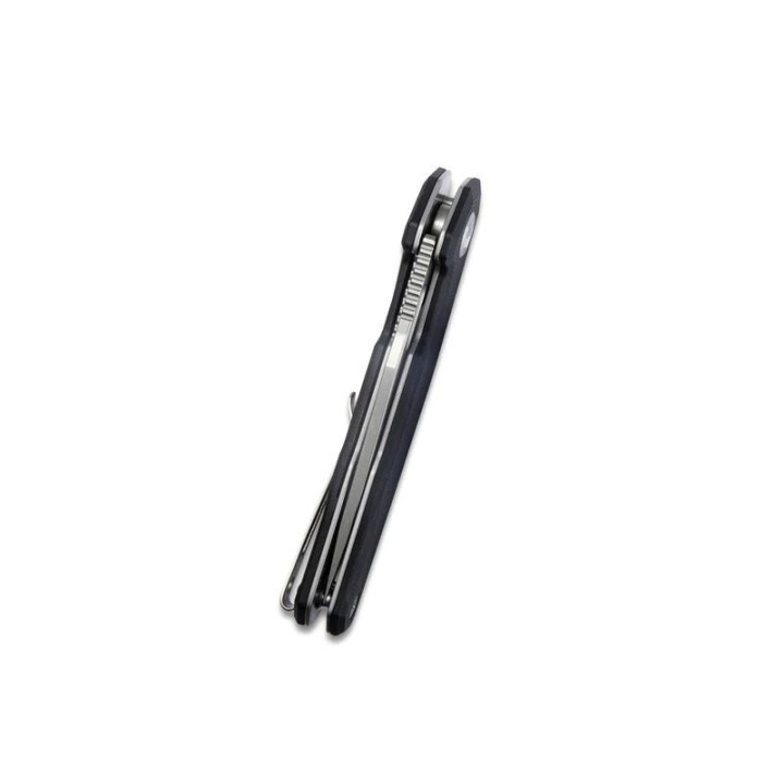 Couteau Kubey Carve Black Tactical Tanto AUS-10 Blade G10 Handle IKBS Linerlock Clip KUB237G - Livraison Gratuite
