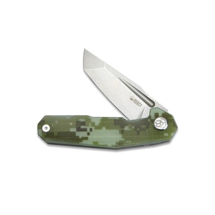 Couteau Kubey Carve Camo Tactical Tanto AUS-10 Blade G10 Handle IKBS Linerlock Clip KUB237H - Livraison Gratuite