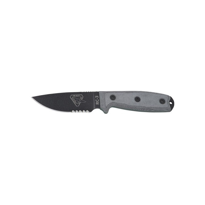 RC3SM RAT Cutlery RC-3 Serrated Modified Pommel RAT Cutlery - Couteau de Combat RAT CUTLERY / ESEE