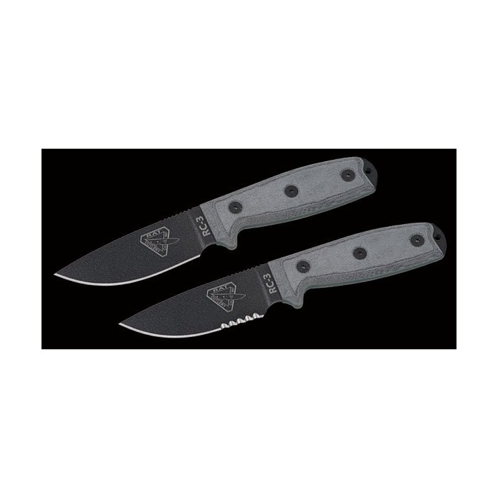 RC3SM RAT Cutlery RC-3 Serrated Modified Pommel RAT Cutlery - Couteau de Combat RAT CUTLERY / ESEE