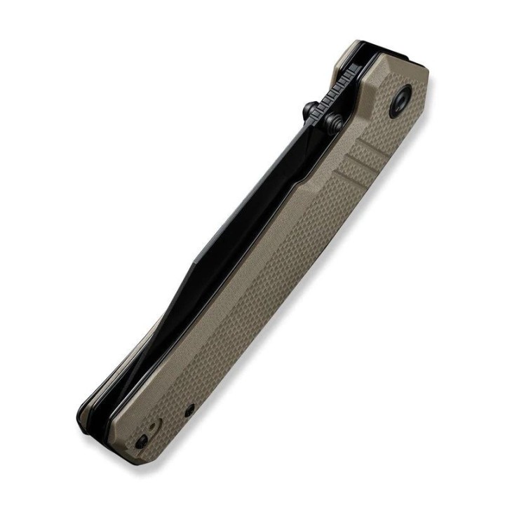 Couteau CIVIVI Bhaltair Tan 14C28N Black Tanto Blade Tan G10 Handles IKBS CIVC230242 - Livraison Gratuite