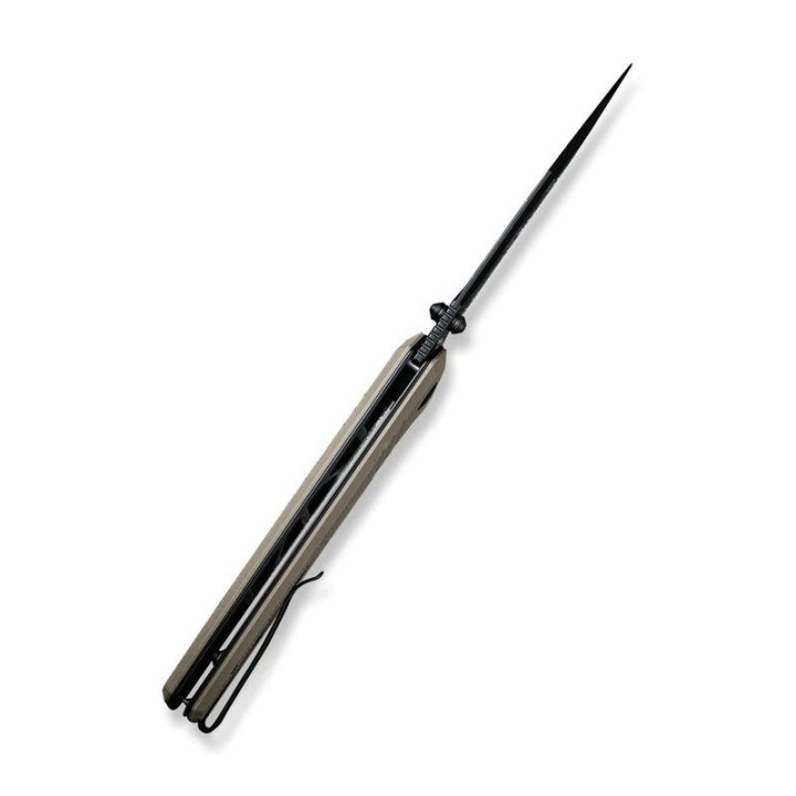 Couteau CIVIVI Bhaltair Tan 14C28N Black Tanto Blade Tan G10 Handles IKBS CIVC230242 - Livraison Gratuite