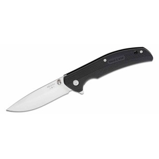 Couteau Bear & Son Sideliner Black Manche Zytel Lame Acier 440 Satin Linerlock Clip USA BC778 - Livraison Gratuite
