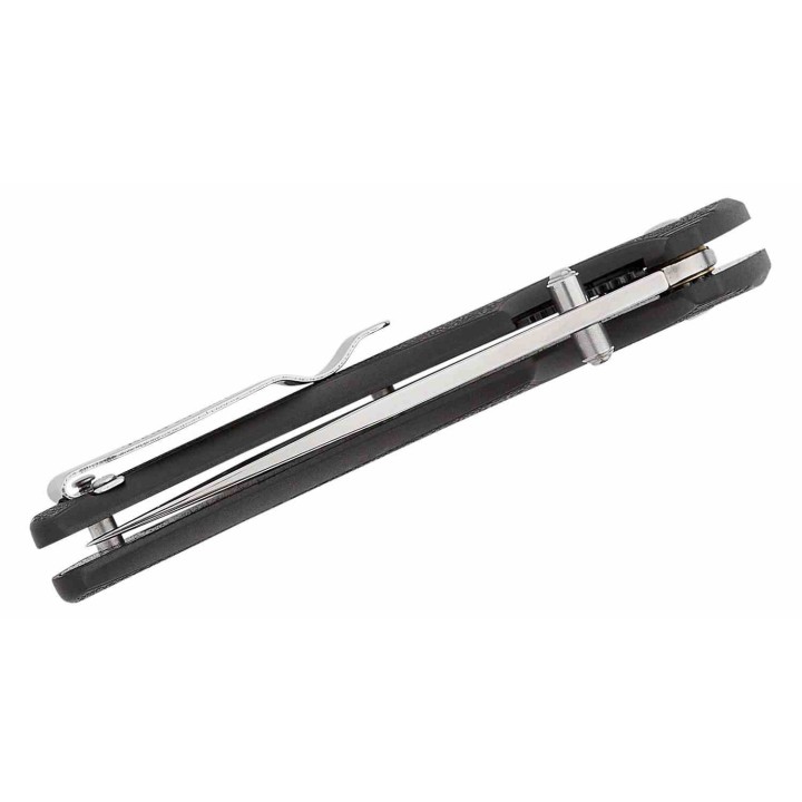 Couteau Bear & Son Sideliner Black Manche Zytel Lame Acier 440 Satin Linerlock Clip USA BC778 - Livraison Gratuite