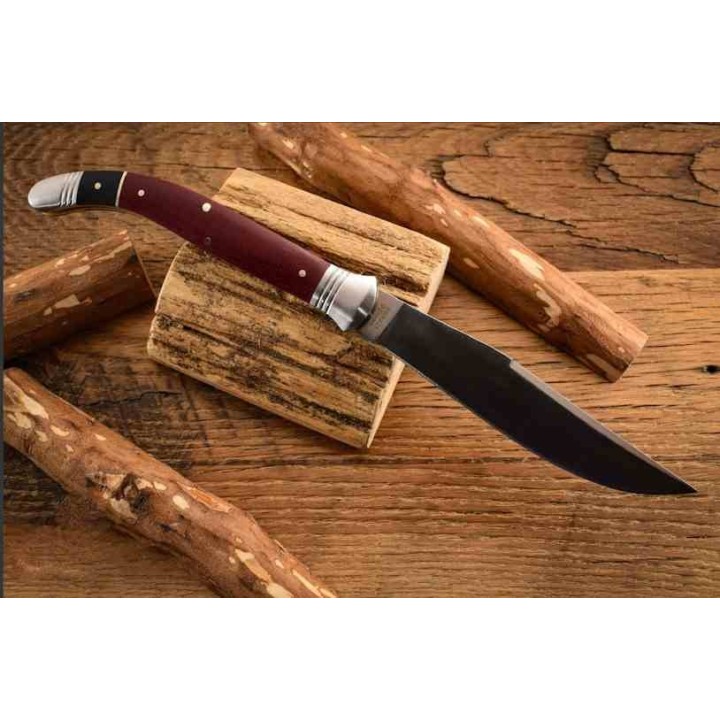 Couteau Rough Ryder Reserve Sabacc Manche Burgundy Micarta Lame Acier D2 Boite Collector RRR025 - Livraison Gratuite