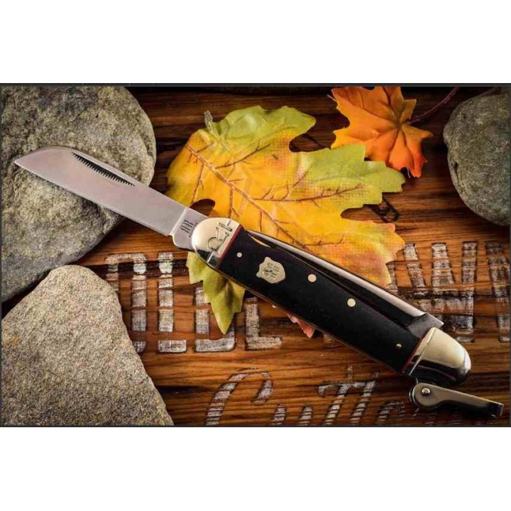 Couteau de Marin Démanilleur Manche Micarta Rough Rider Marlin Spike Acier 440 RR2386 - Livraison Gratuite