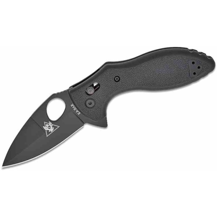 Couteau KA-BAR TDI Law Enforcement Lame Acier AUS-8 Black Blade Black GFN Handles Crossbar Lock Clip KA2490 - Livraison Gratuite