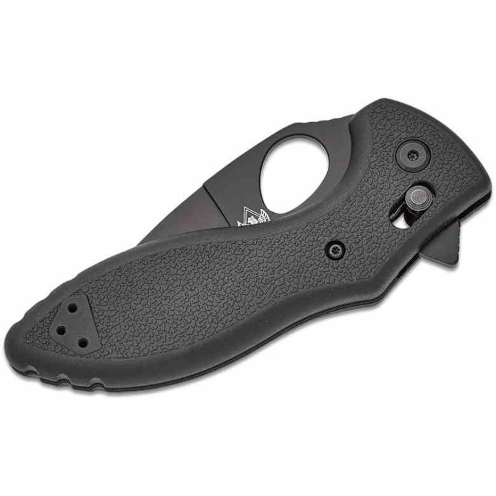 Couteau KA-BAR TDI Law Enforcement Lame Acier AUS-8 Black Blade Black GFN Handles Crossbar Lock Clip KA2490 - Livraison Gratuite