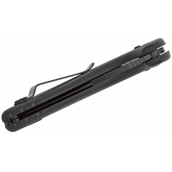 Couteau KA-BAR TDI Law Enforcement Lame Acier AUS-8 Black Blade Black GFN Handles Crossbar Lock Clip KA2490 - Livraison Gratuite