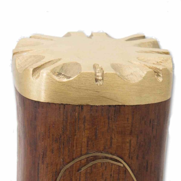 Couteau Damas Frost Cutlery Valley Forge Manche Noyer Lame Acier Damas 26 Couches Etui Cuir FVFD52 - Livraison Gratuite
