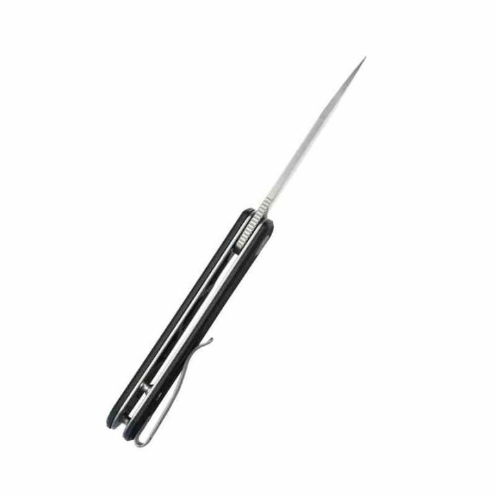 Couteau Kubey NEO Black Manche G10 Lame Acier AUS-10 IKBS Linelock Clip KUB371A - Livraison Gratuite