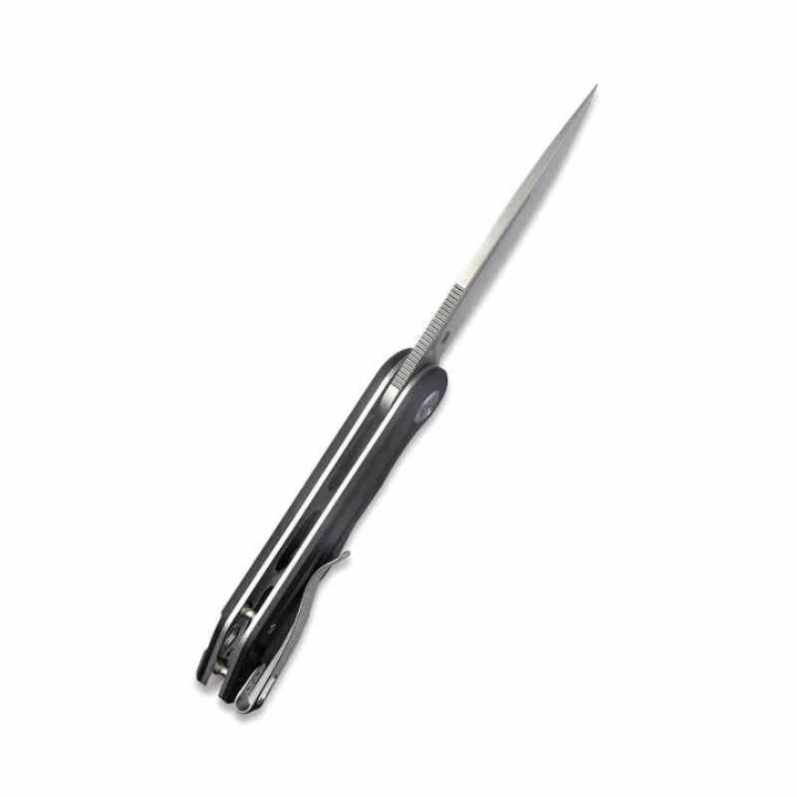 Couteau Kubey MIZO Black Manche G10 Lame Acier AUS-10 IKBS Linelock Clip KUB312A - Livraison Gratuite