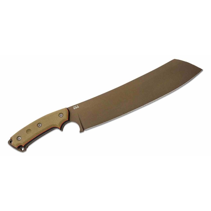 Machette TOPS Knives El Chete Midnight Bronze Lame Carbone 1095 Manche Micarta Etui Kydex USA TPELCH03 - Livraison Gratuite