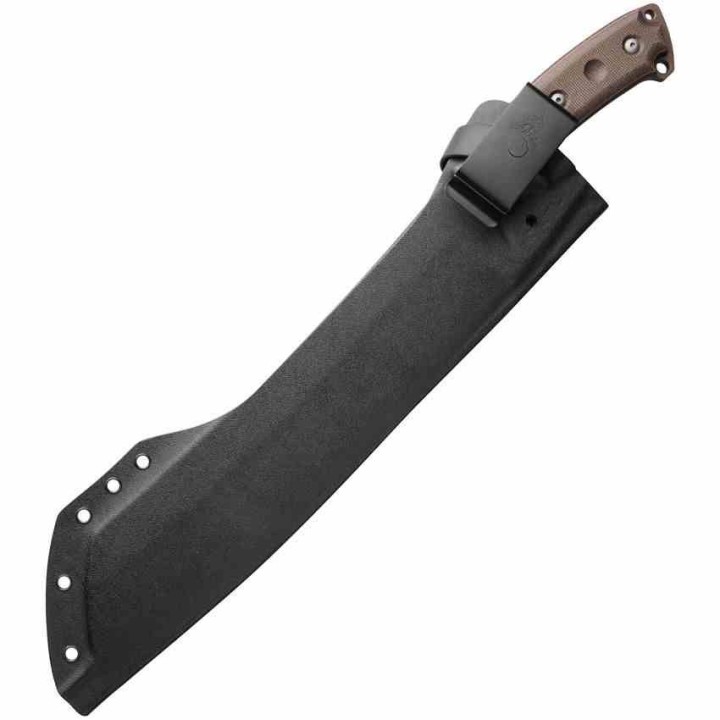 Machette TOPS Knives El Chete Midnight Bronze Lame Carbone 1095 Manche Micarta Etui Kydex USA TPELCH03 - Livraison Gratuite