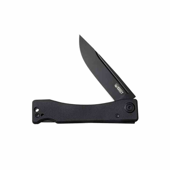 Couteau Kubey Akino Black Manche G10 Lame Acier Sandvik 14C28N Blackwash IKBS Linelock Clip KUB2102D - Livraison Gratuite