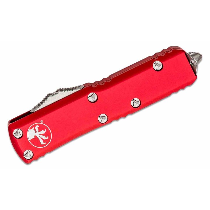 Couteau Microtech 233-10RD UTX-85 AUTO OTF Lame Tanto Acier Premium Manche Alu Red Made USA MCT23310RD - Livraison Gratuite