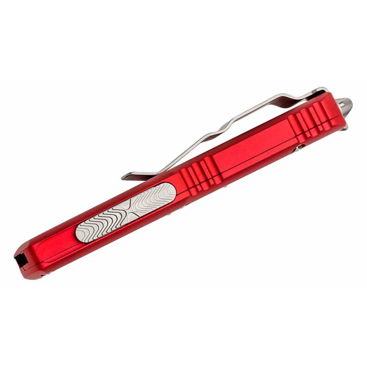 Couteau Microtech 233-10RD UTX-85 AUTO OTF Lame Tanto Acier Premium Manche Alu Red Made USA MCT23310RD - Livraison Gratuite