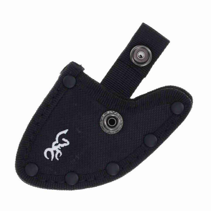 Couteau Couperet Browning Cutoff Camp Skinner Lame Acier 9Cr14MoV Blackwash Manche Black/Tan G10 BR0323B - Livraison Gratuite