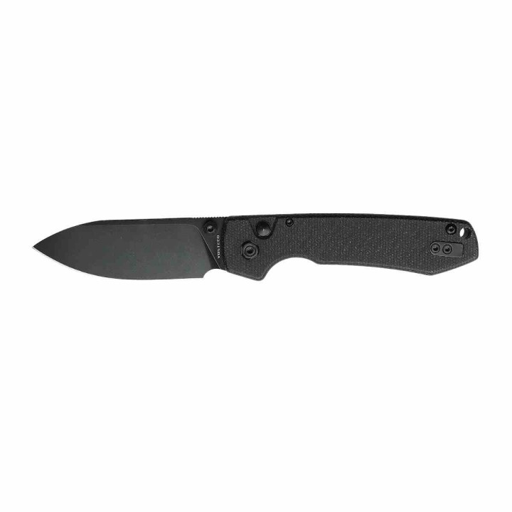 Couteau Vosteed Raccoon Black Lame Acier Sandvik 14C28N Blackwash Manche Micarta IKBS Crossbar VOSRCCBVPMH - Livraison Gratuite
