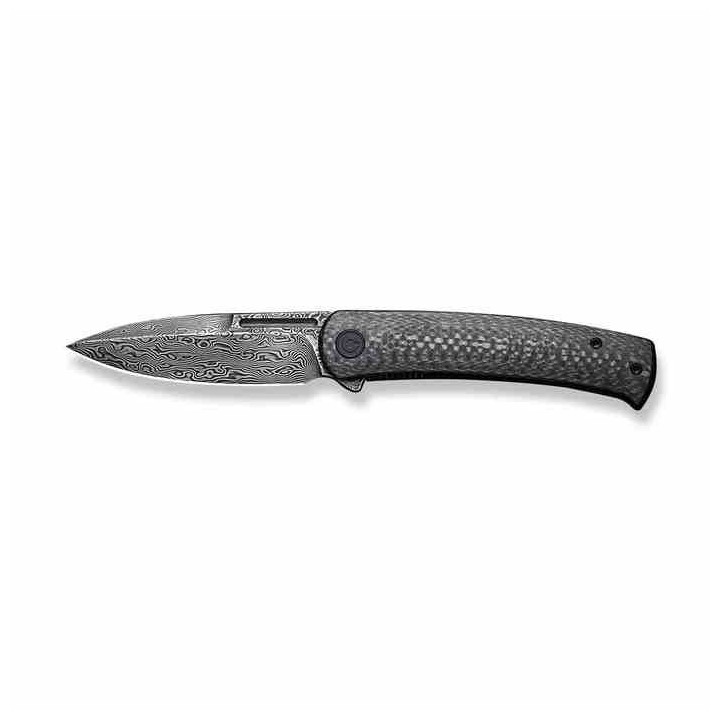 Couteau Civivi Caetus Damas Manche Fibre de Carbone IKBS Linerlock Clip C21025CDS1 - Livraison Gratuite