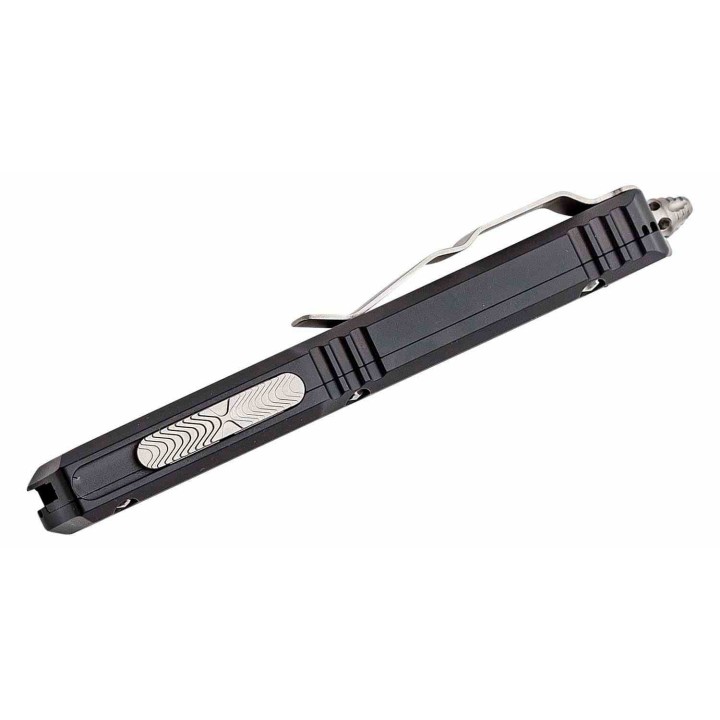 Couteau Microtech 206-12S Makora Black OTF Serrated Double Edge Lame Acier Premium Clip USA MCT20612S - Livraison Gratuite