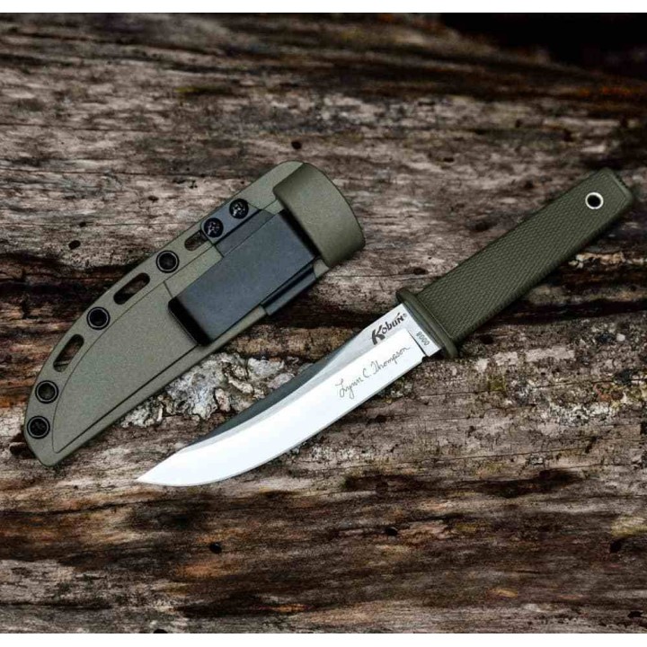 Couteau Cold Steel Lynn Thompson Signature Kobun Lame Acier S35VN Manche Kray-Ex Etui Secure-Ex CS17TAA - Livraison Gratuite
