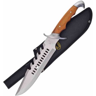 F16949CB Couteau Poignard Frost Cutlery Undertaker III Manche Pakkawood Lame Acier Inox Etui Nylon - Livraison Gratuite