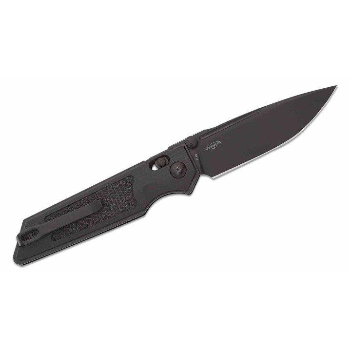 Couteau Real Steel Sacra Black Lame Acier K110 Black Manche G10 Handles Slider Clip RS7712B - Livraison Gratuite