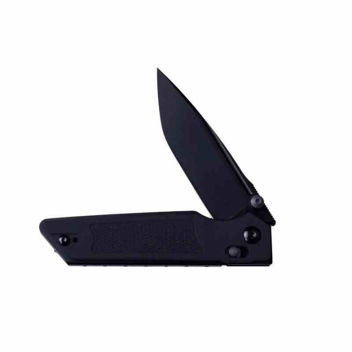 Couteau Real Steel Sacra Black Lame Acier K110 Black Manche G10 Handles Slider Clip RS7712B - Livraison Gratuite