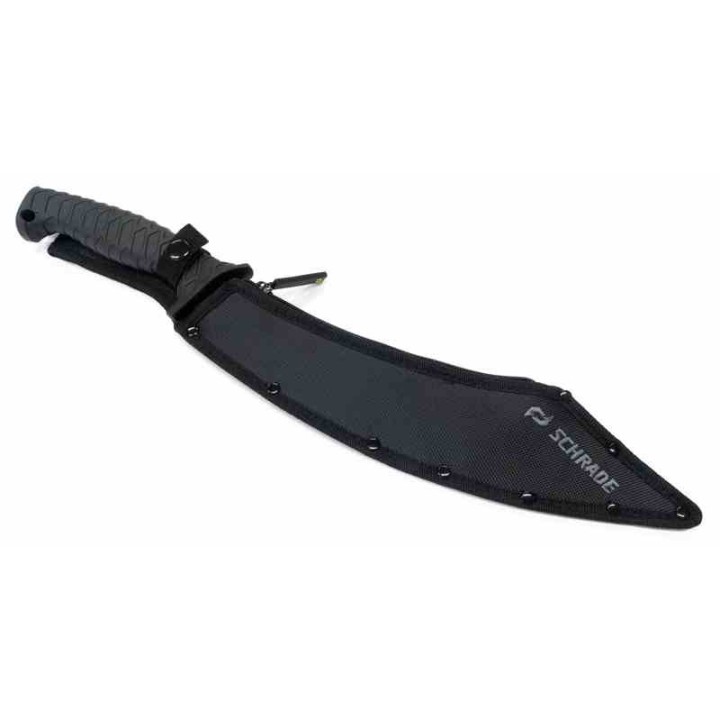 Couteau Kukkri Schrade Delta Class Decimate Parang Machete Lame Acier 3Cr13 Manche Abs Etui SCH1182527 - Livraison Gratuite