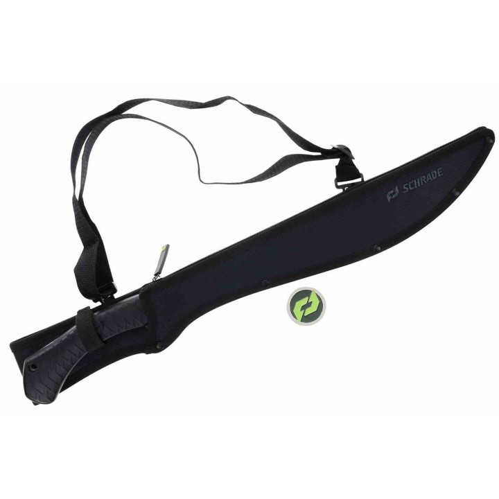 Couteau Schrade Delta Class Decimate Brush Sword Machete Lame Acier 3Cr13 Manche Abs Etui Nylon SCH1182525 - Livraison Gratuite
