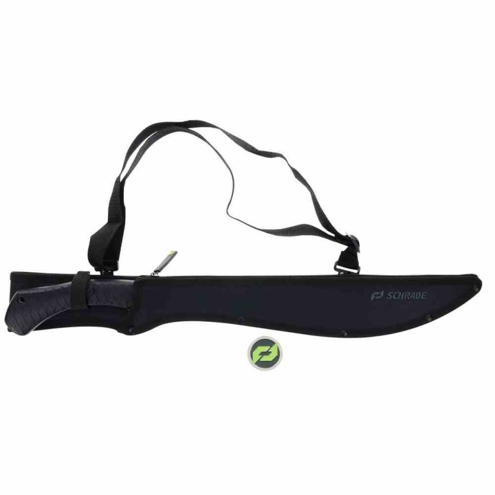 Couteau Schrade Delta Class Decimate Brush Sword Machete Lame Acier 3Cr13 Manche Abs Etui Nylon SCH1182525 - Livraison Gratuite