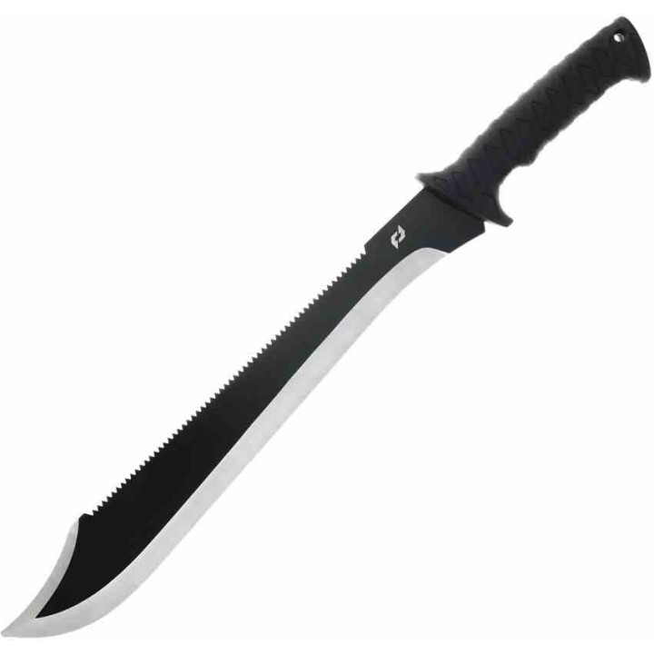 Couteau Schrade Delta Class Decimate Sawback Machete Lame Acier 3Cr13 Manche Abs Etui Nylon SCH1182528 - Livraison Gratuite