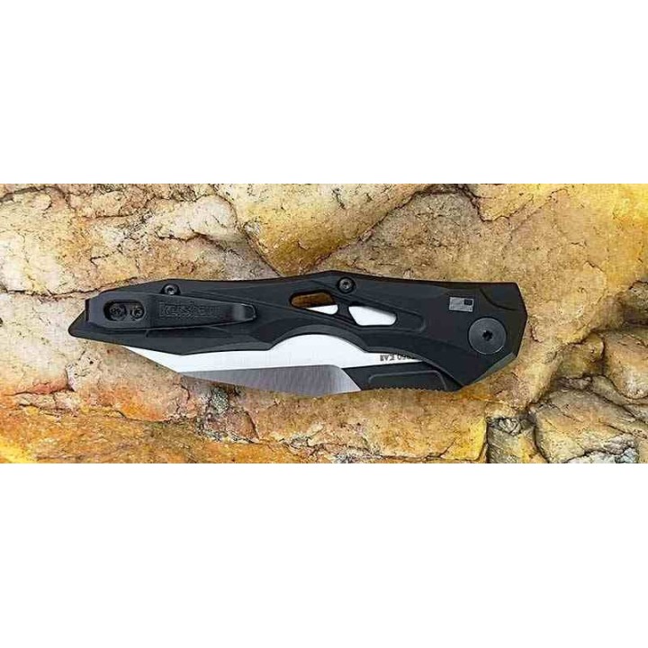Couteau Automatique Kershaw Launch 13 AUTO Two-Tone Lame Acier CPM-154 Manche Alu Button Lock USA KS7650 - Livraison Gratuite
