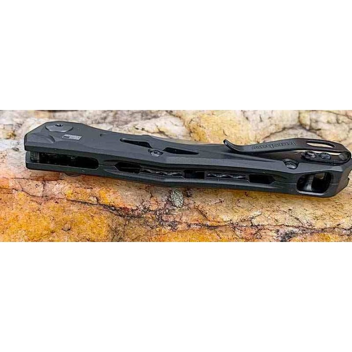 Couteau Automatique Kershaw Launch 13 AUTO Two-Tone Lame Acier CPM-154 Manche Alu Button Lock USA KS7650 - Livraison Gratuite