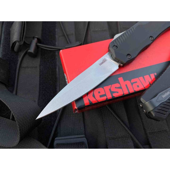 Couteau Kershaw Livewire OTF AUTO Black Lame Acier CPM-MagnaCut Manche Aluminum Clip USA KS9000 - Livraison Gratuite