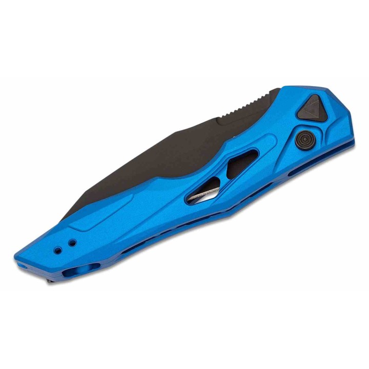 Couteau Automatique Kershaw Launch 13 AUTO Blue Lame Acier CPM-154 Manche Alu Button Lock USA KS7650BLU - Livraison Gratuite