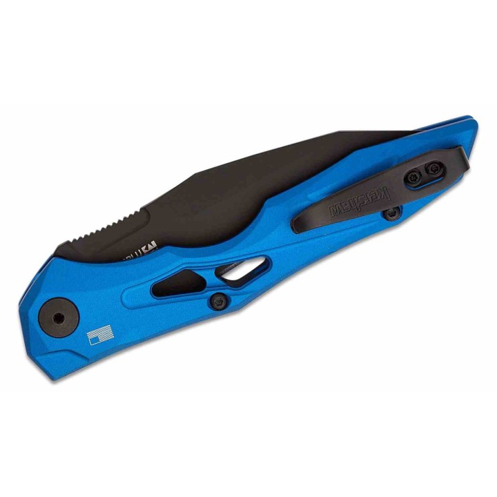Couteau Automatique Kershaw Launch 13 AUTO Blue Lame Acier CPM-154 Manche Alu Button Lock USA KS7650BLU - Livraison Gratuite
