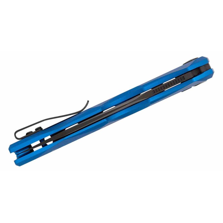 Couteau Automatique Kershaw Launch 13 AUTO Blue Lame Acier CPM-154 Manche Alu Button Lock USA KS7650BLU - Livraison Gratuite