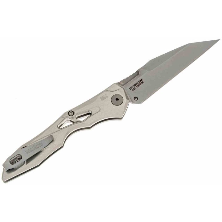 Couteau Automatique Kershaw Launch 13 AUTO Raw Lame Acier CPM-154 Manche Alu Button Lock USA KS7650RAW - Livraison Gratuite
