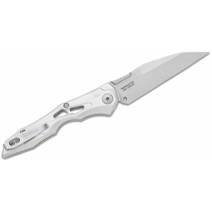 Couteau Automatique Kershaw Launch 13 AUTO Raw Lame Acier CPM-154 Manche Alu Button Lock USA KS7650RAW - Livraison Gratuite