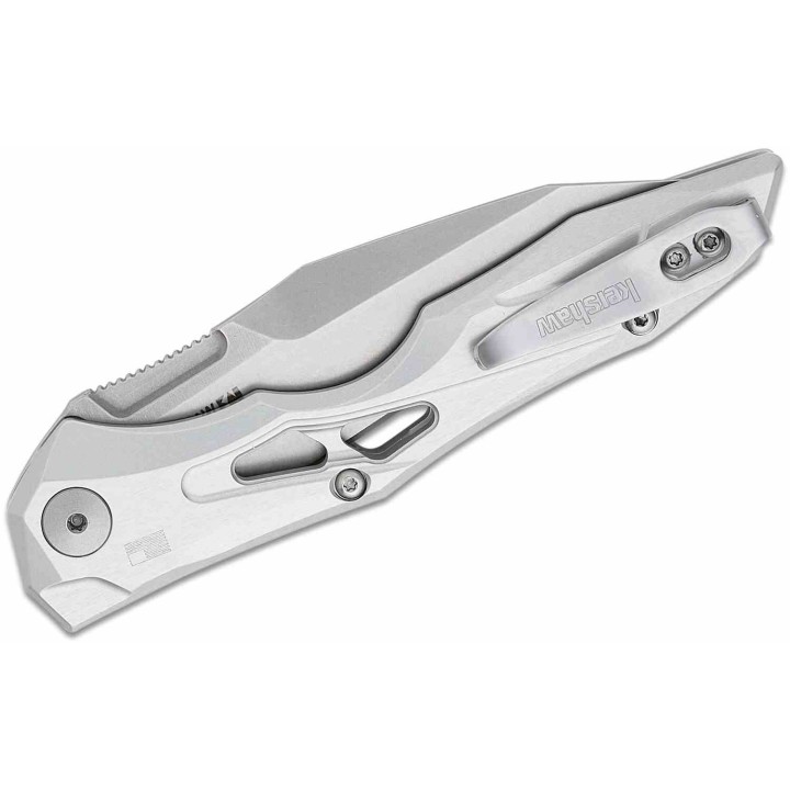 Couteau Automatique Kershaw Launch 13 AUTO Raw Lame Acier CPM-154 Manche Alu Button Lock USA KS7650RAW - Livraison Gratuite