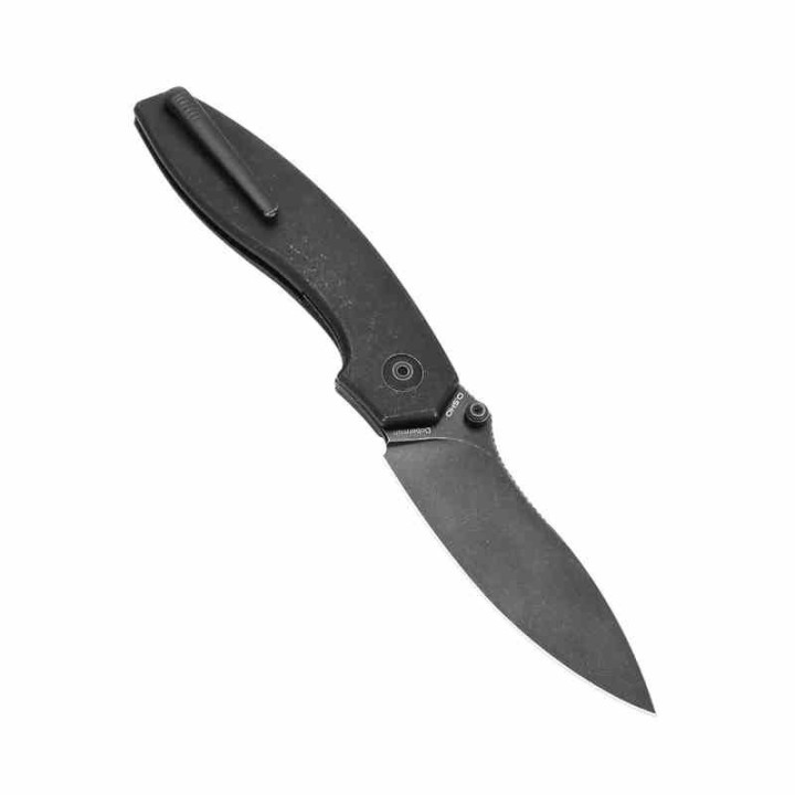 Couteau Kizer Doberman Titane Black Lame Acier S35VN Manche Titane IKBS Linerlock Clip KI4639A1 - Livraison Gratuite