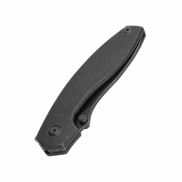 Couteau Kizer Doberman Titane Black Lame Acier S35VN Manche Titane IKBS Linerlock Clip KI4639A1 - Livraison Gratuite