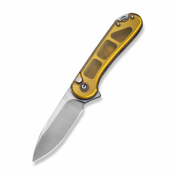 Couteau CIVIVI Elementum II Ultem Lame Acier Nitro-V Satin Drop Point IKBS Button Lock Clip CIVC18062P7 - Livraison Gratuite