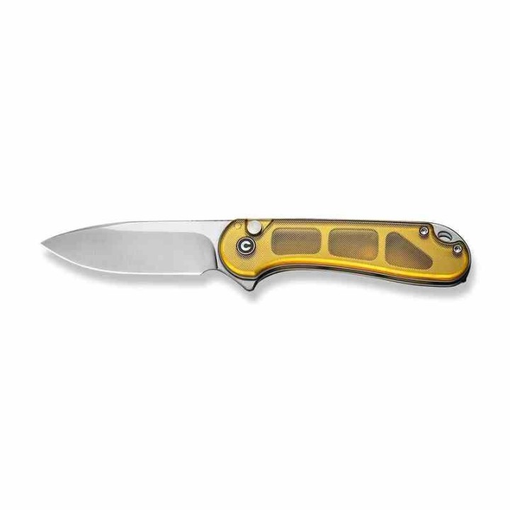 Couteau CIVIVI Elementum II Ultem Lame Acier Nitro-V Satin Drop Point IKBS Button Lock Clip CIVC18062P7 - Livraison Gratuite
