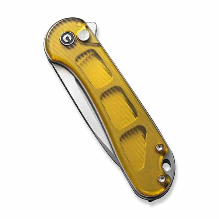 Couteau CIVIVI Elementum II Ultem Lame Acier Nitro-V Satin Drop Point IKBS Button Lock Clip CIVC18062P7 - Livraison Gratuite