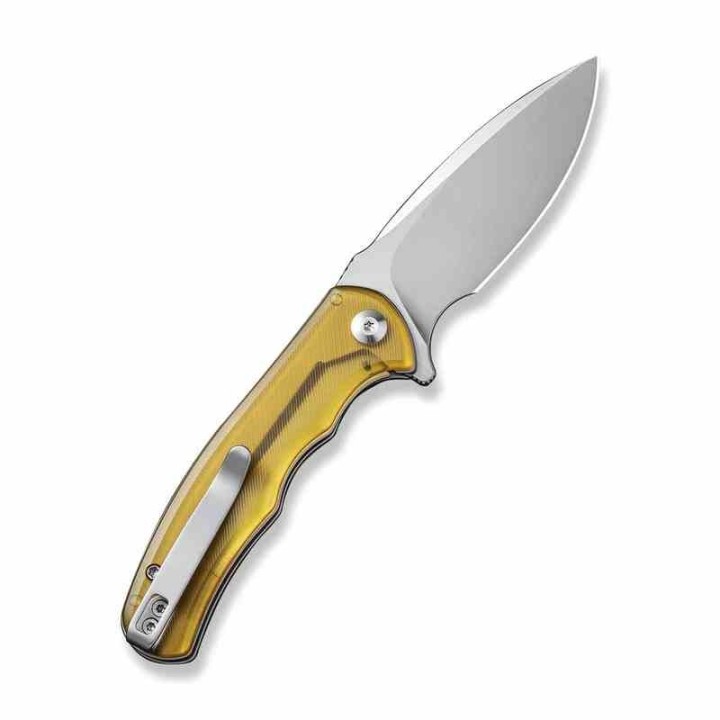 Couteau CIVIVI Mini Praxis Ultem Lame Acier D2 Satin Drop Point IKBS Linerlock Clip CIVC18026C4 - Livraison Gratuite