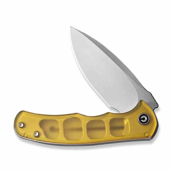 Couteau CIVIVI Mini Praxis Ultem Lame Acier D2 Satin Drop Point IKBS Linerlock Clip CIVC18026C4 - Livraison Gratuite