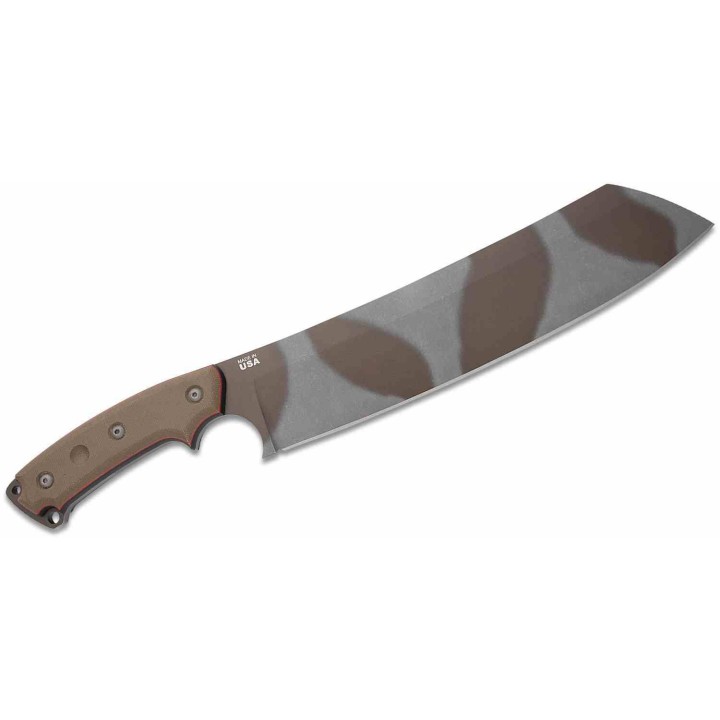 Machette TOPS El Chete Midnight Bronze Camo Lame Acier 1095 Manche Micarta Etui Kydex USA TPELCH03CAMO - Livraison Gratuite
